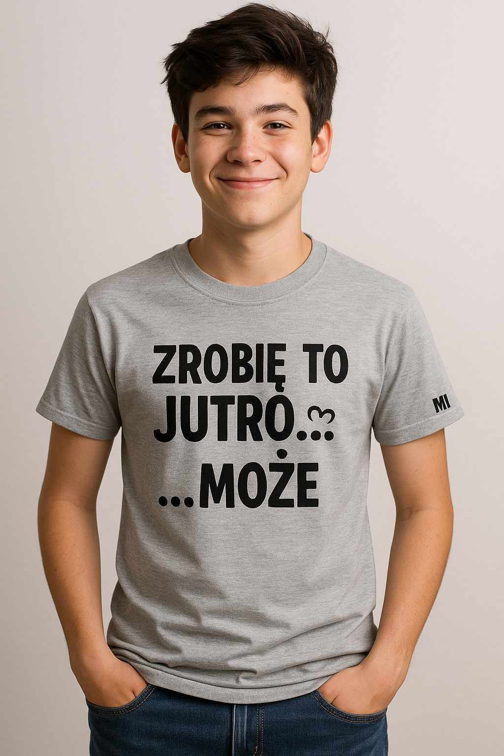 koszulka dla nastolatka z nadrukiem